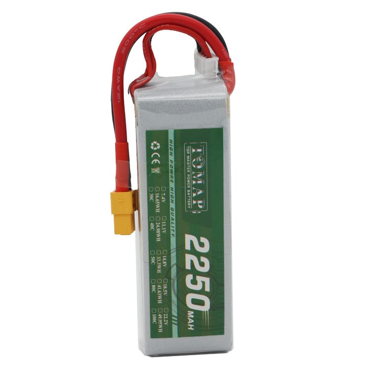 Rechargeable 11.1v 2200mah 30c 3s lipo battery pack for rc aircraft hobby