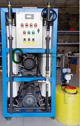 Containerized Water Treatment Plant with RO System to desalinate water