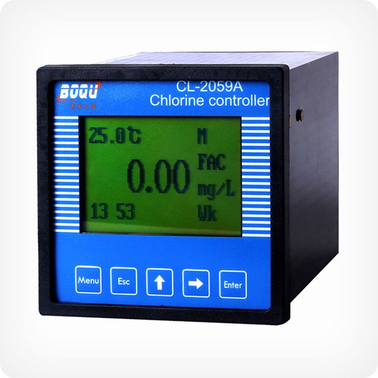 Online free residual chlorine meter