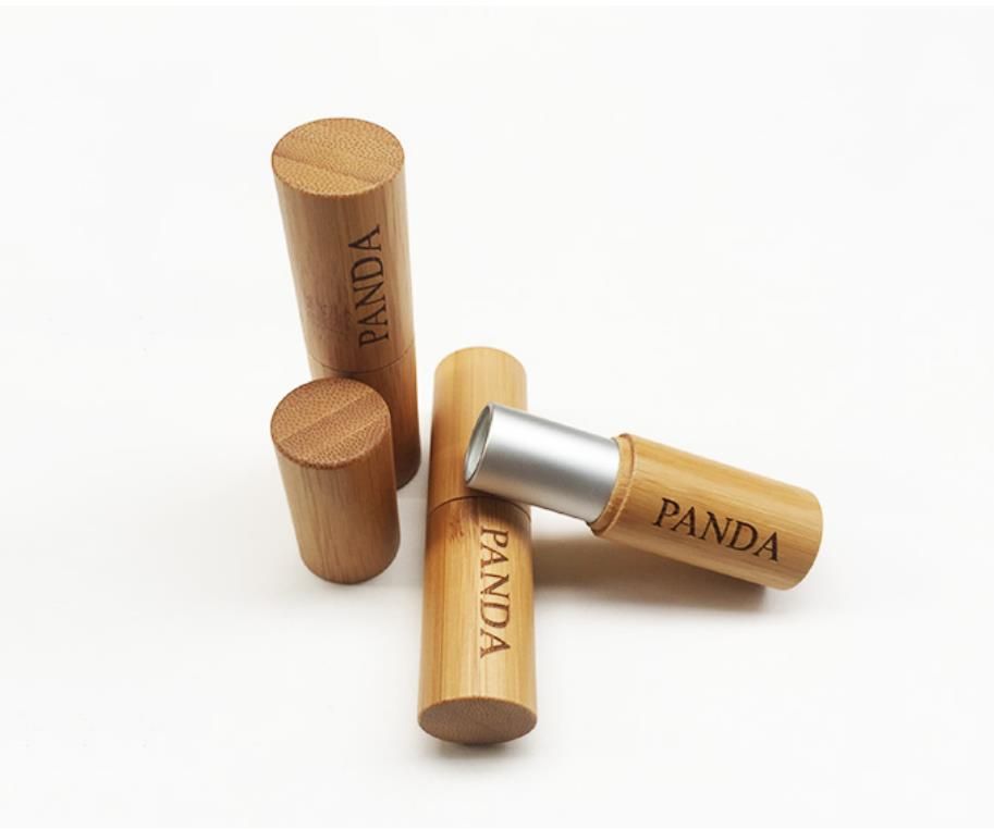 Bamboo lipstick gloss tubes