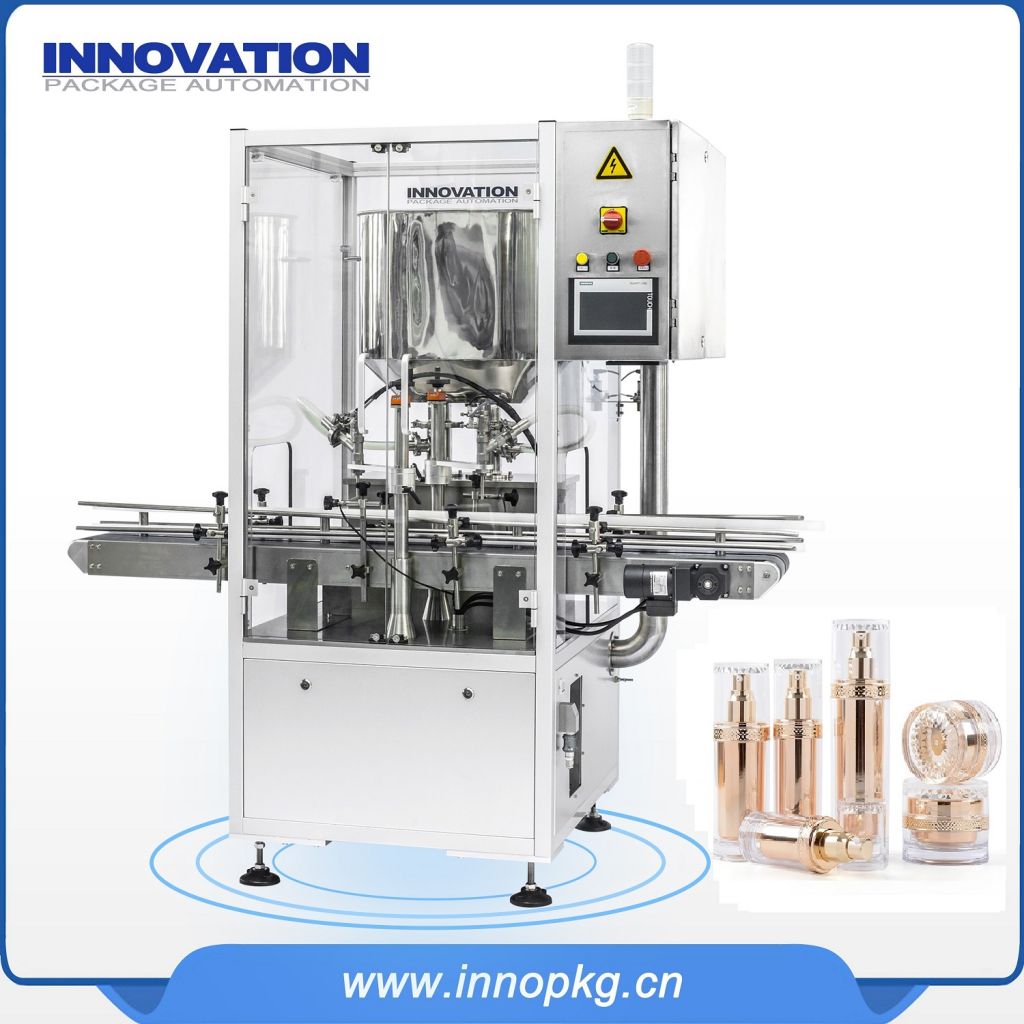 Automatic lotion filling machine for cosmetic business