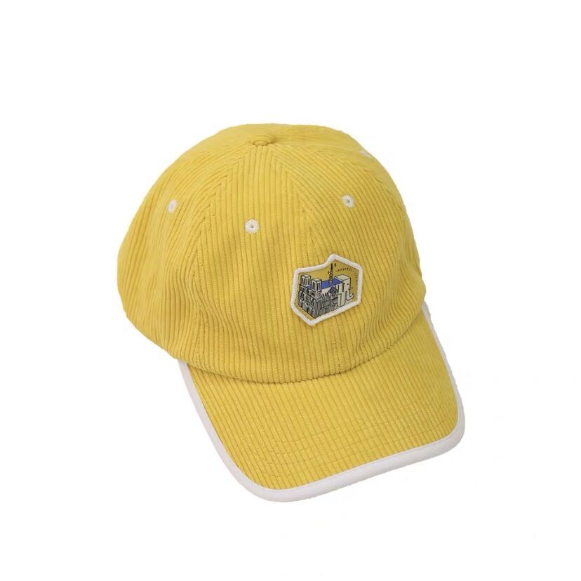 soft top  yellow baseball cap