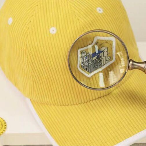 soft top  yellow baseball cap