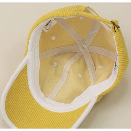 soft top  yellow baseball cap