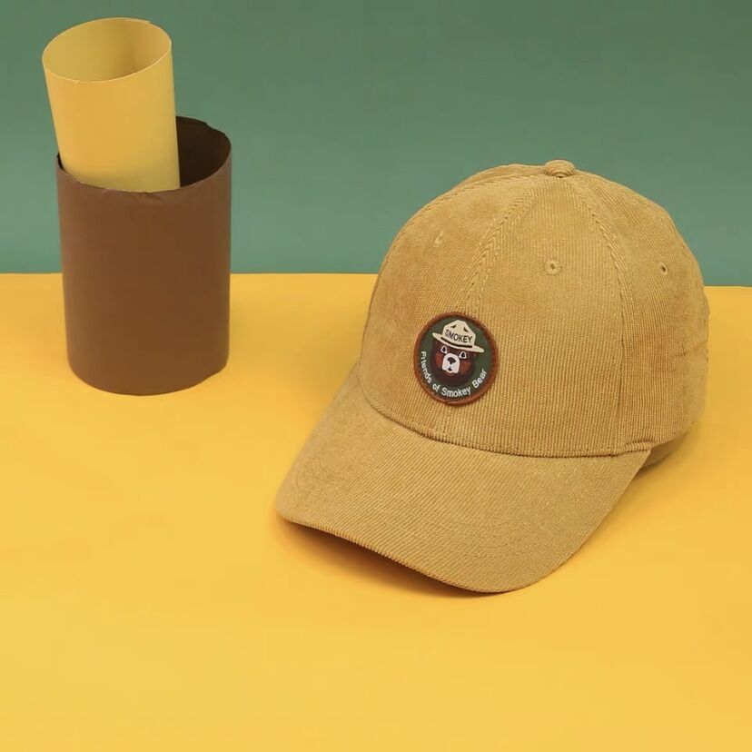 Hat baseball cap yellow