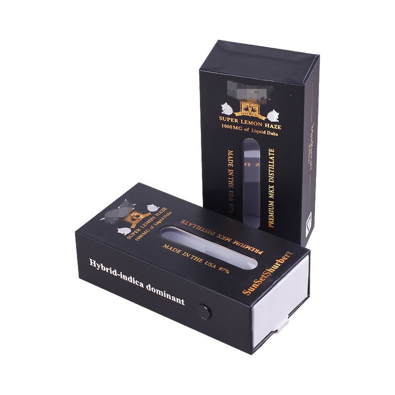 2019 NEW product top selling child resistant electronic cigarette parts vape cbd cartridge packaging box