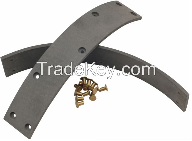 Brake Linings for Trucks, Tractors, and Construction vehicles