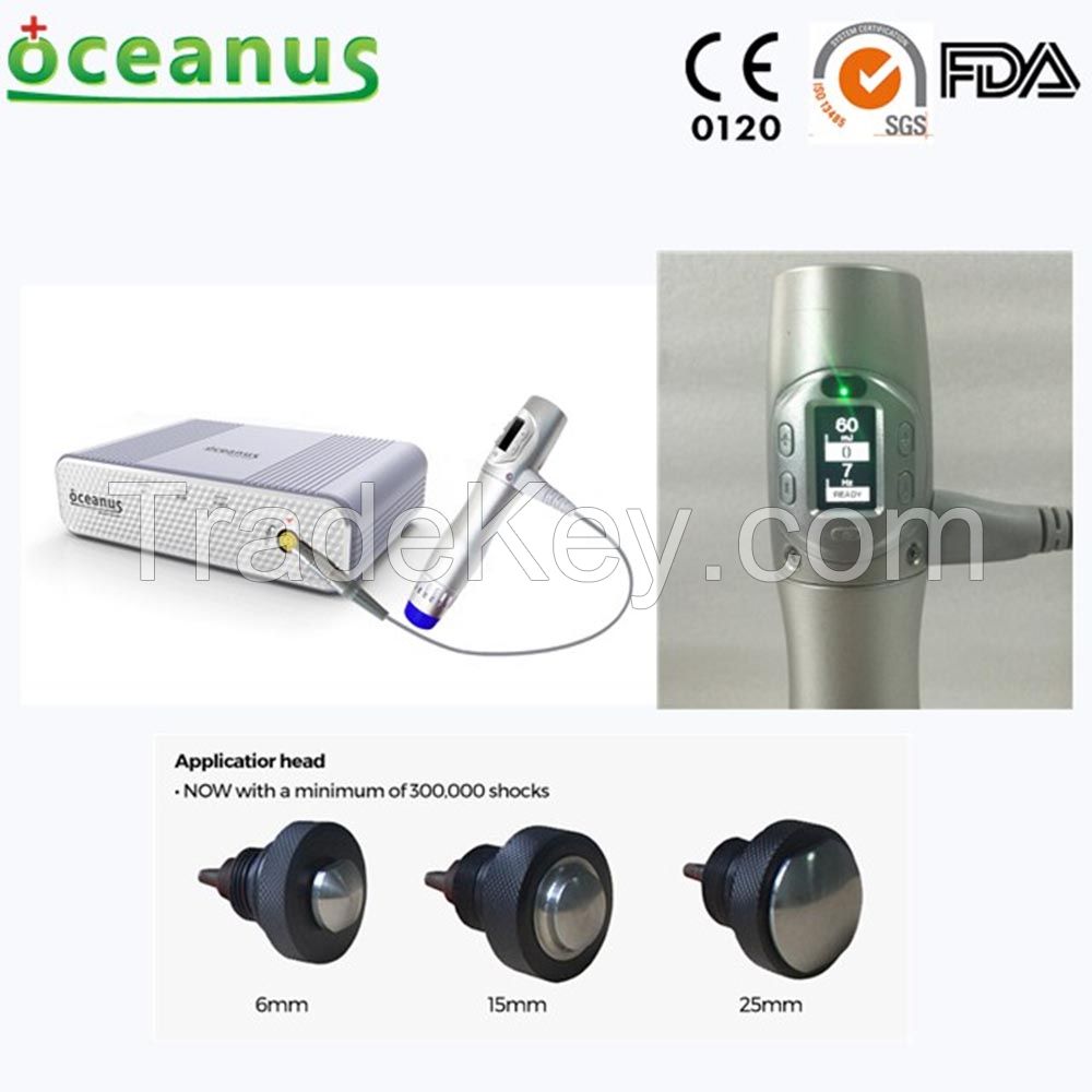 mobile extracorporeal shock wave therapy device/radial shock wave treatment equipment/ESWT /electromagnetically/physiotherapy and rehabilitation machine/for erectile dysfunction/ED /muscle pain relief/medical massage/sport injury