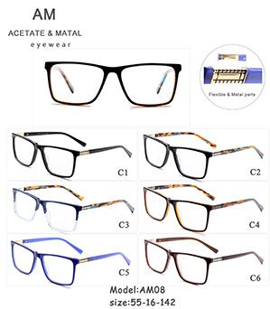 Metal Acetate Eyeglasses Frames AM08