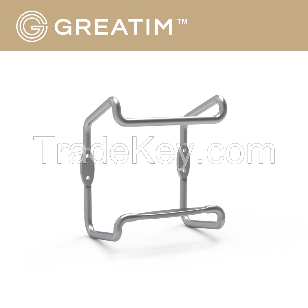Greatim GT-DP0042, Hands Free Door Pull, Steel Wire, Foot-Operated,Satin Nickel