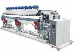 Plastic pipe slotting machine