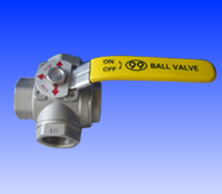 Three-Way Ball Valve