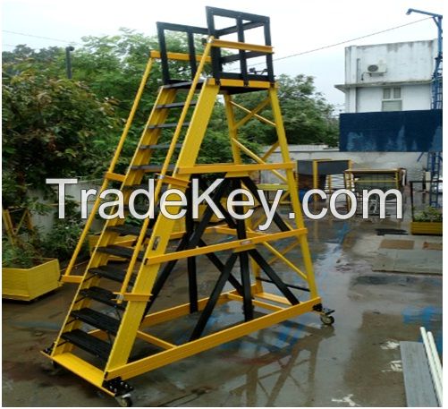 Mobile Platform FRP Ladder 