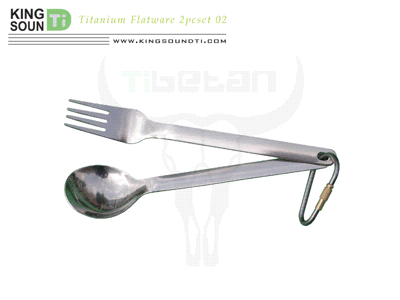 Titanium Flatware Set  2 pcs