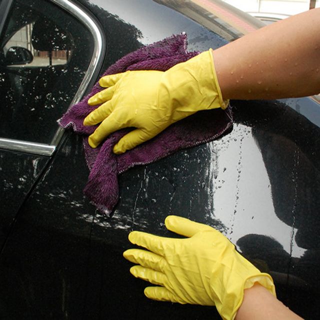ABC SAFETY Blue cheap latex Long Sleeve Household Gloves