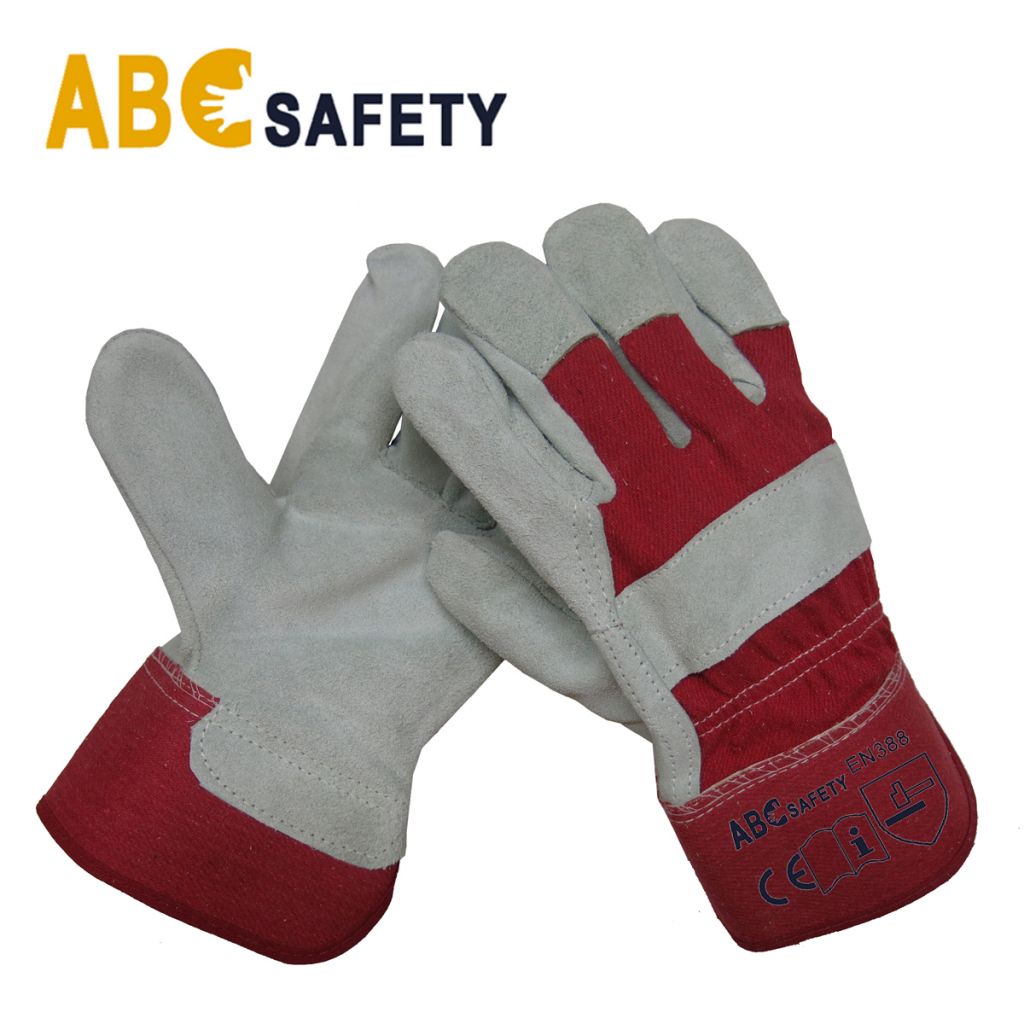 10.5" Cow Split Leather Protective Gloves
