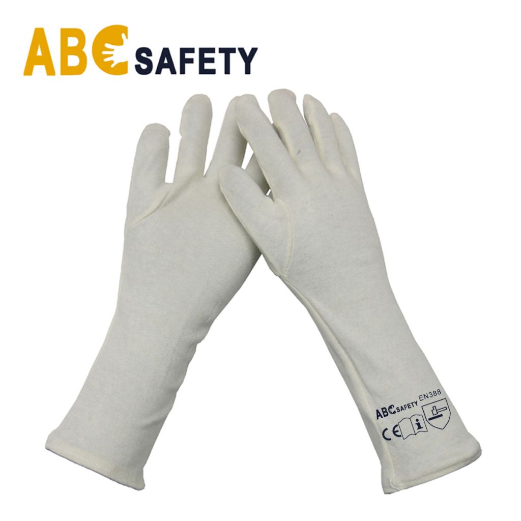 ABC SAFETY Long Natural 100% Cotton Glove