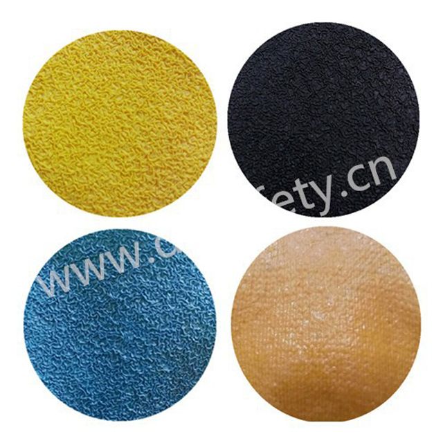 DDSAFETY Wholesale In China Fluorescence acrylic  for shell,Black latex foam  for coating protective glove