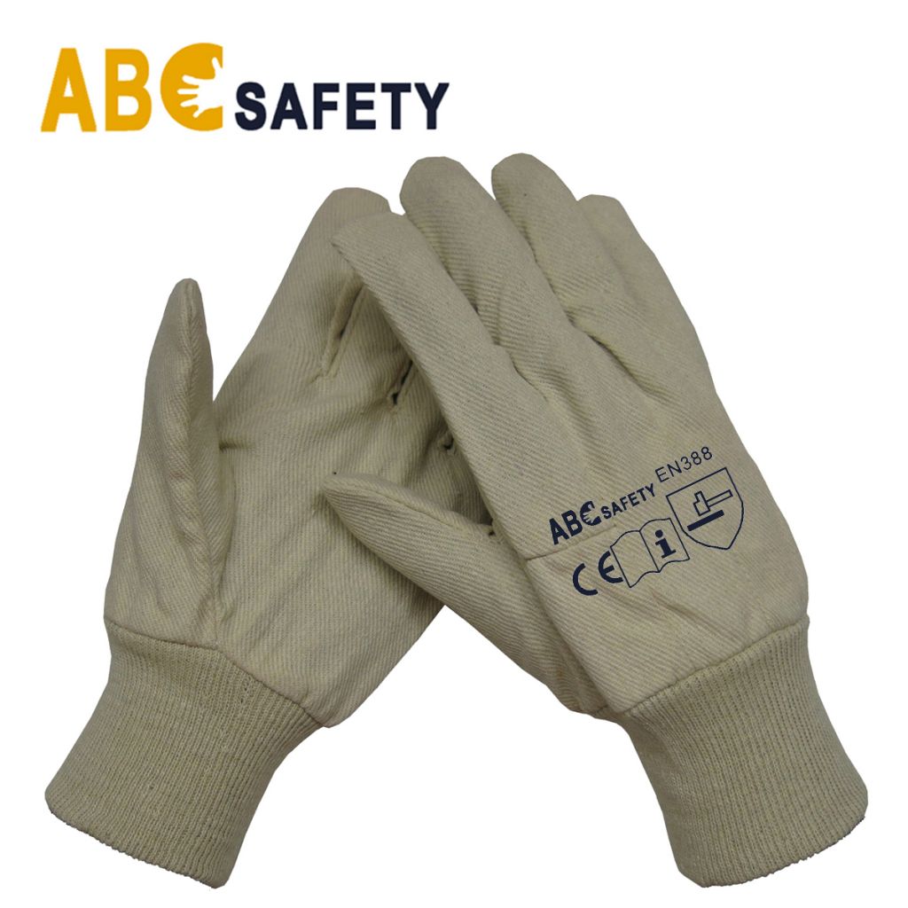 ABC SAFETY Canvas with knit wrist work gloves