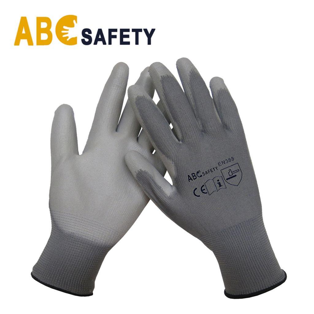 DDSAFETY Wholesale pu coating glove for labour worker