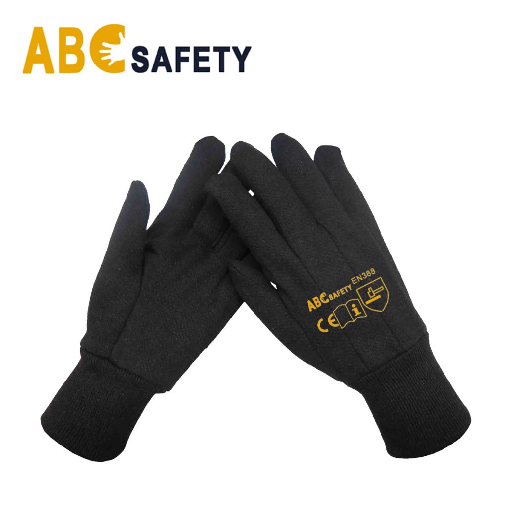 ABC SAFETY Brown Jersey liner work Gloves