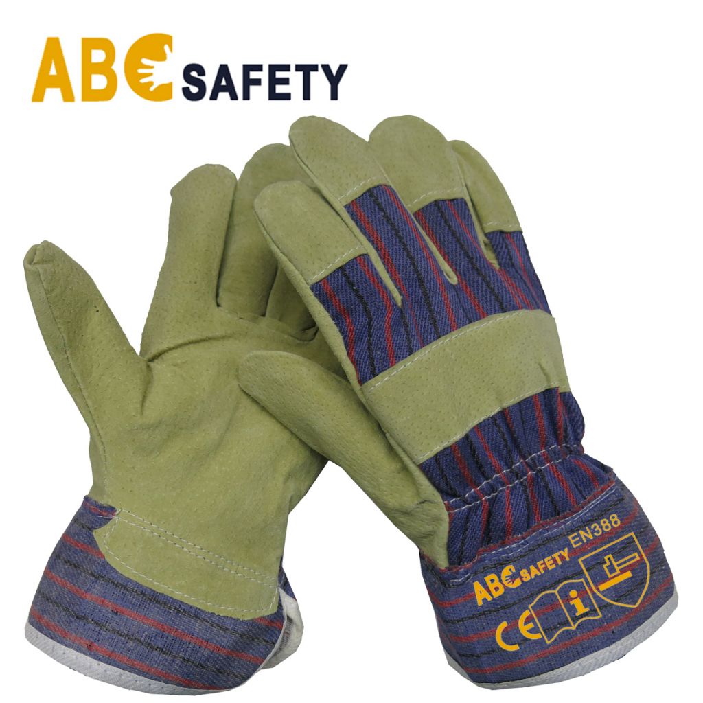 Low Price Pig Split Leather Driving Hand Gloves