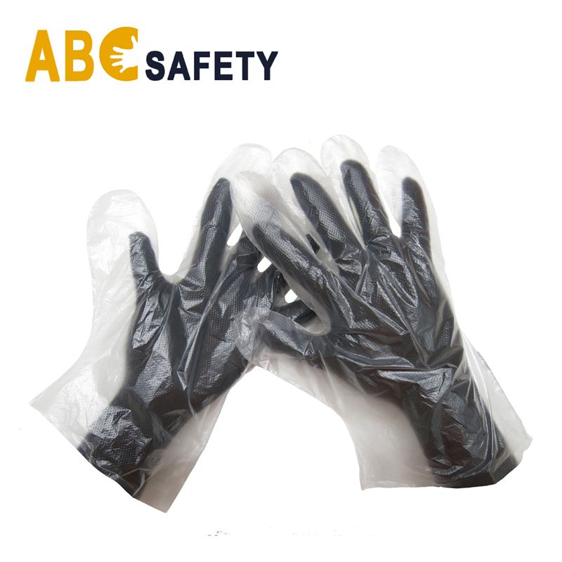 ABC safety Wholesale disposable plastic polyethylene PE gloves