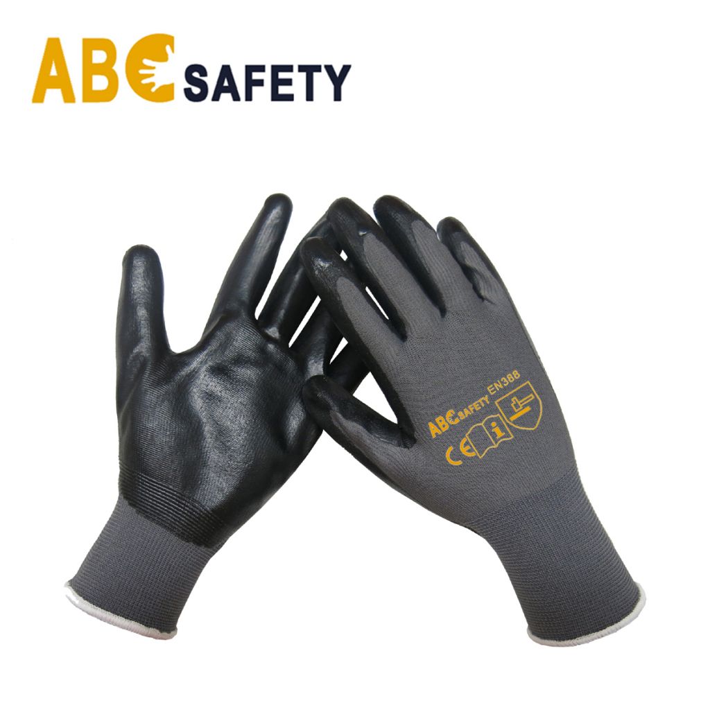 Good Quality Safety Gloves With Nitrile Coated