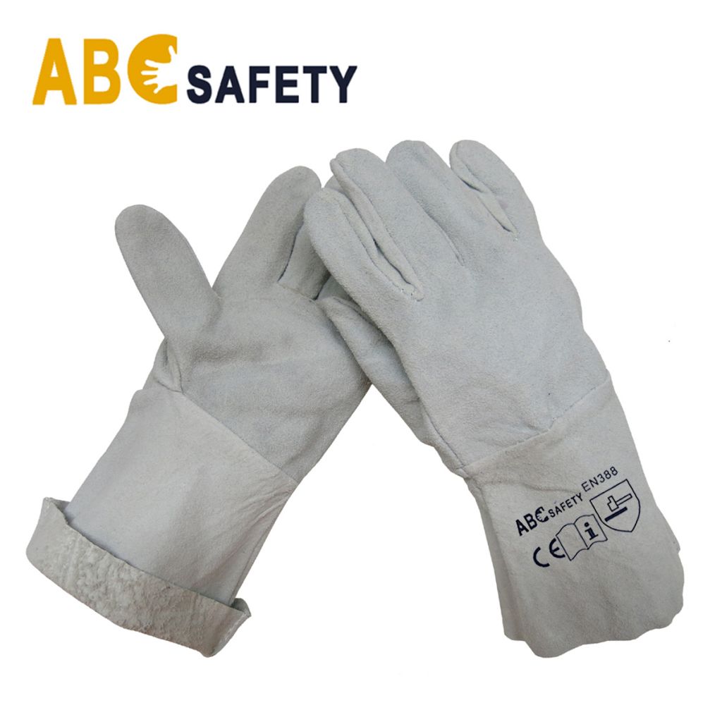 AB Grade 14"  Protective Leather Glove for Welding