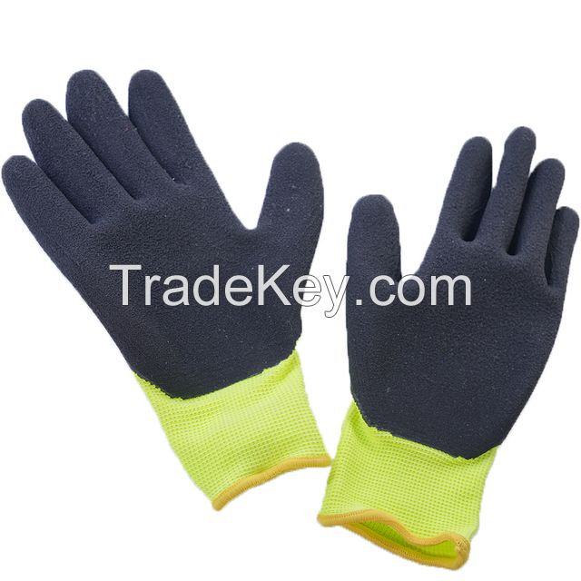 Fluorescent nylon with black latex glove-DNL414