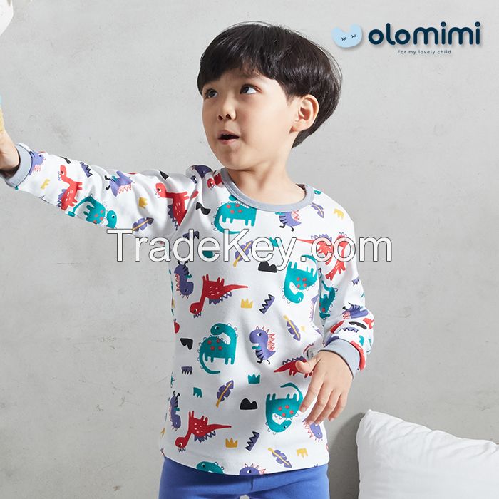 OLOMIMI KOREA/ 2019 FW Collection/ Children clothing/ 20S Fleece/ COCO-DINO