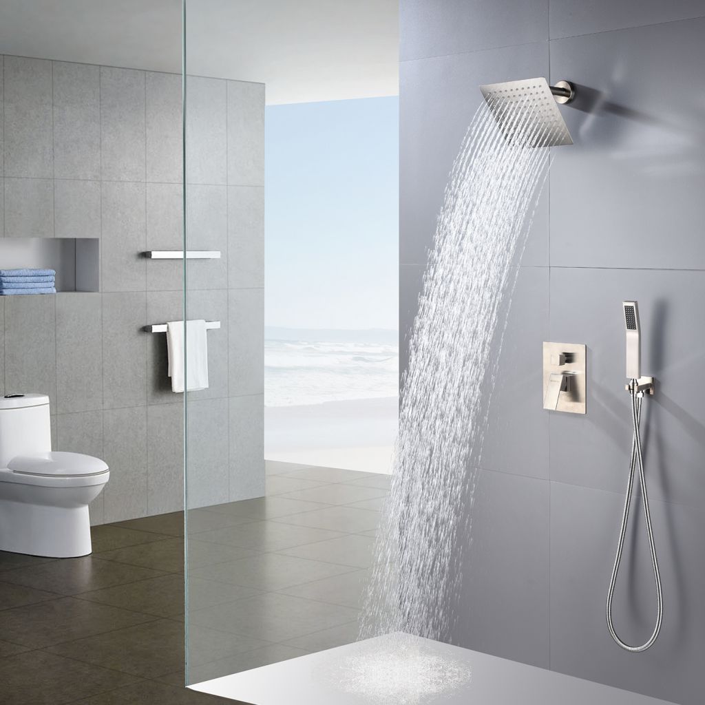 Hot sale Brushed Nickel Rain Shower Faucets