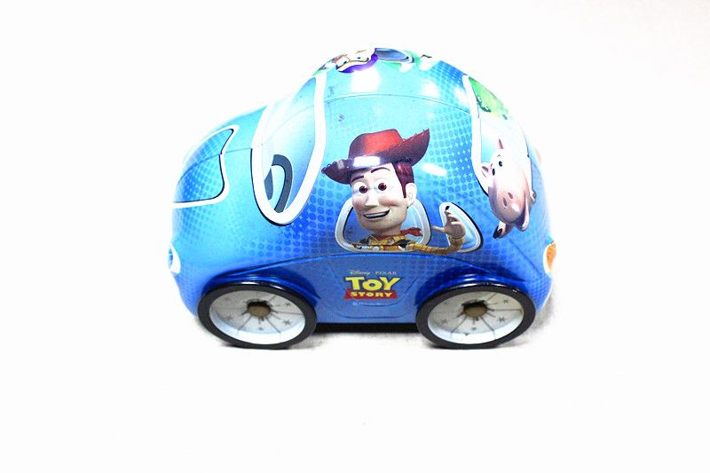 2020 Best Sale Good Quality Car Shape Cartoon Printed Tin Box For Kids Custom Tin Chocolate Cookies Tin Can 