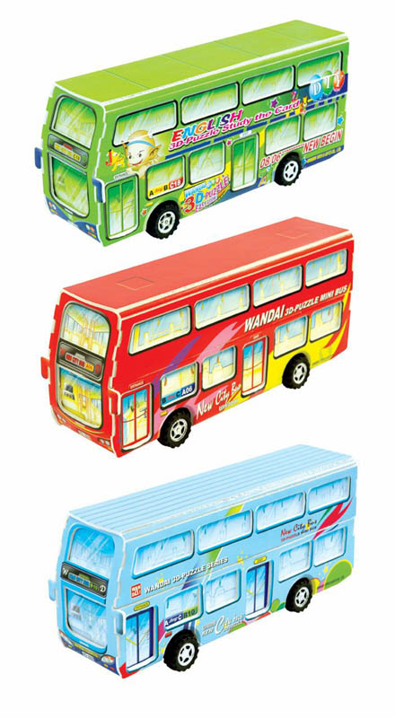 3D Puzzle new city buses