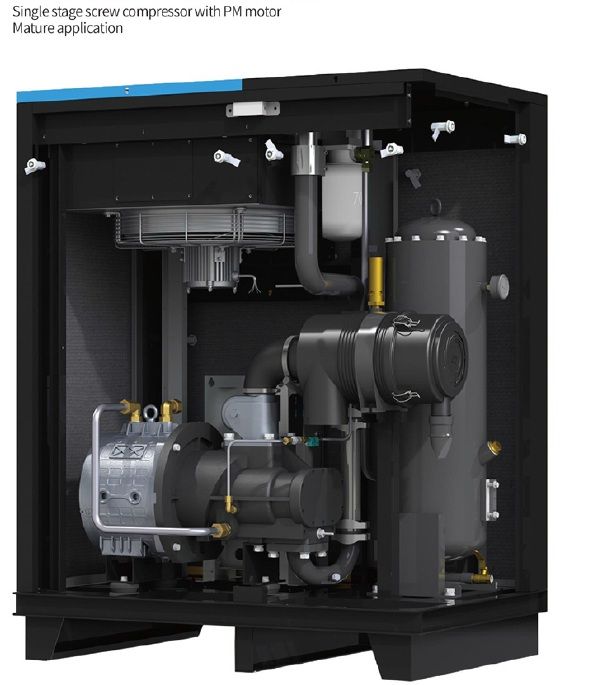 Air compressor_Single stage_Frequency conversion controlling