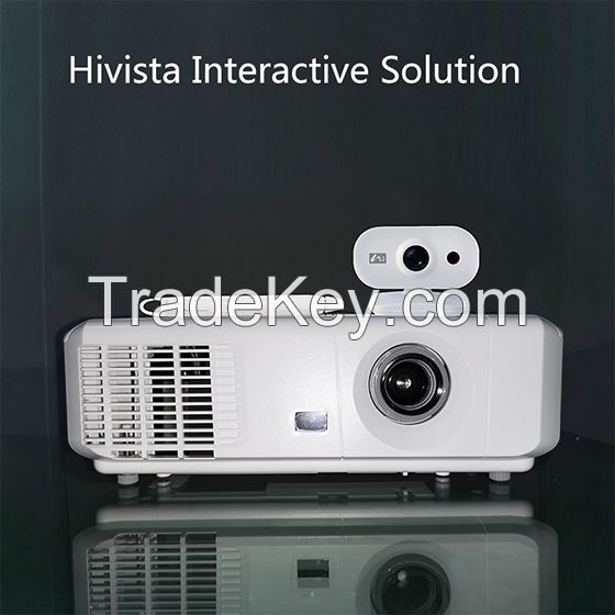 Hivista DLP Long Focus Projector + Portable Interactive Whiteboard F-35L Complete Interactive Solution