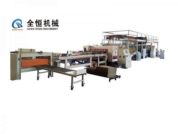 High Speed Automatic 2 Layer Corrugated Production Line
