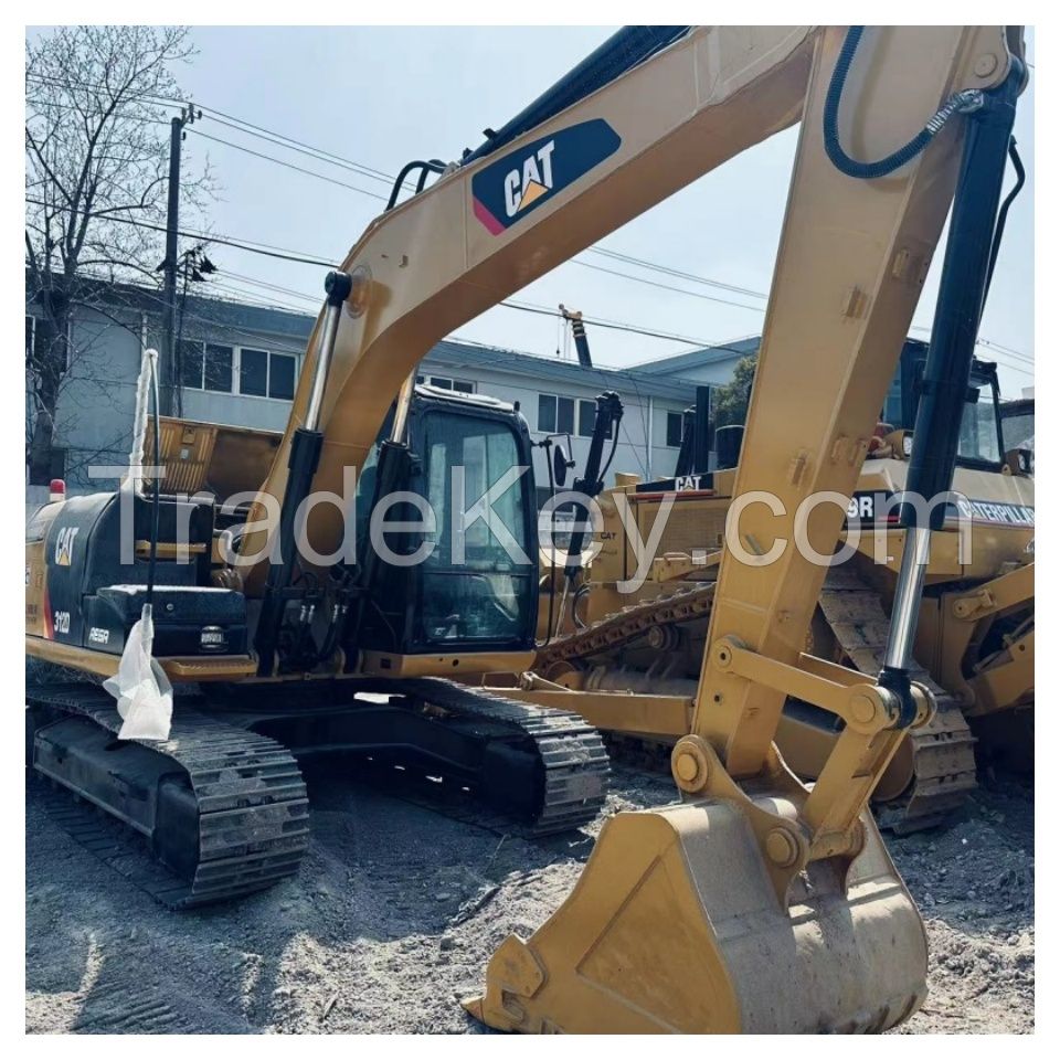 Reliable quality and durable used CAT312D original Excavator with good price on construction