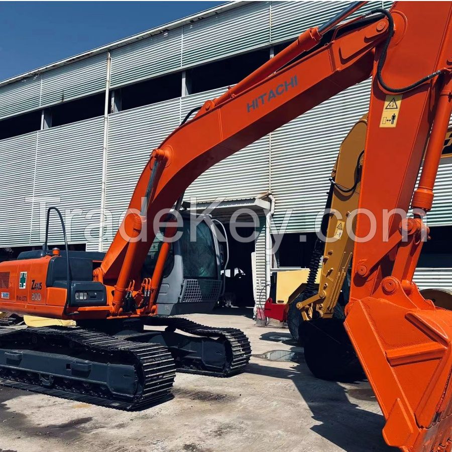 ZX200 crawler excavator 20ton tracked Japan made tracked shovel 20 ton earth-moving shovel in Shanghai China