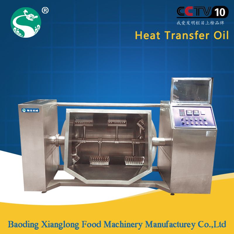 Automatic Vacuum Horizontal Mixing Heat Transfer Oil Cooking Kettle