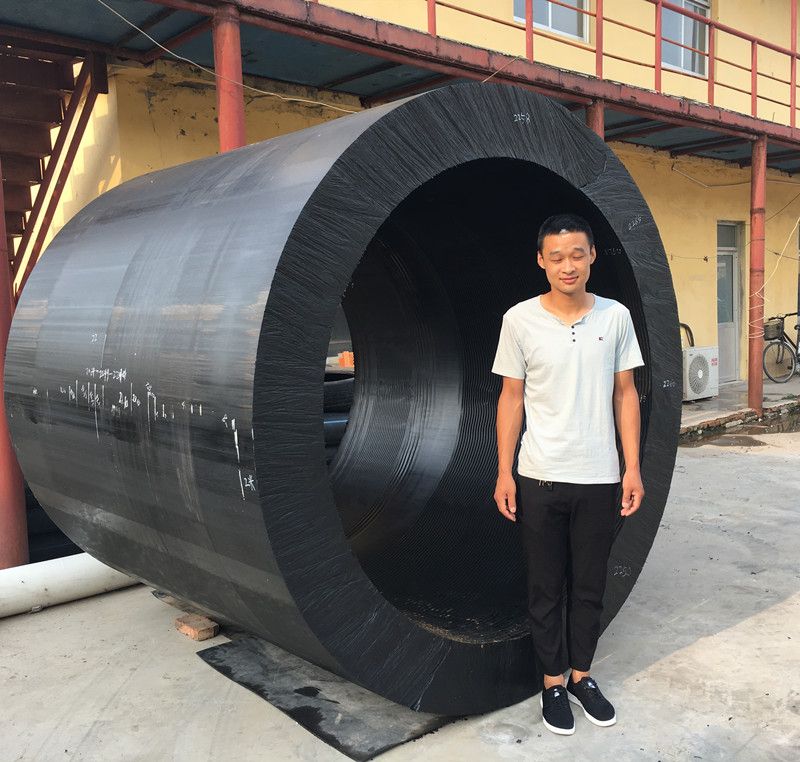 large diameter PE hollow bar for pipe fittings processing