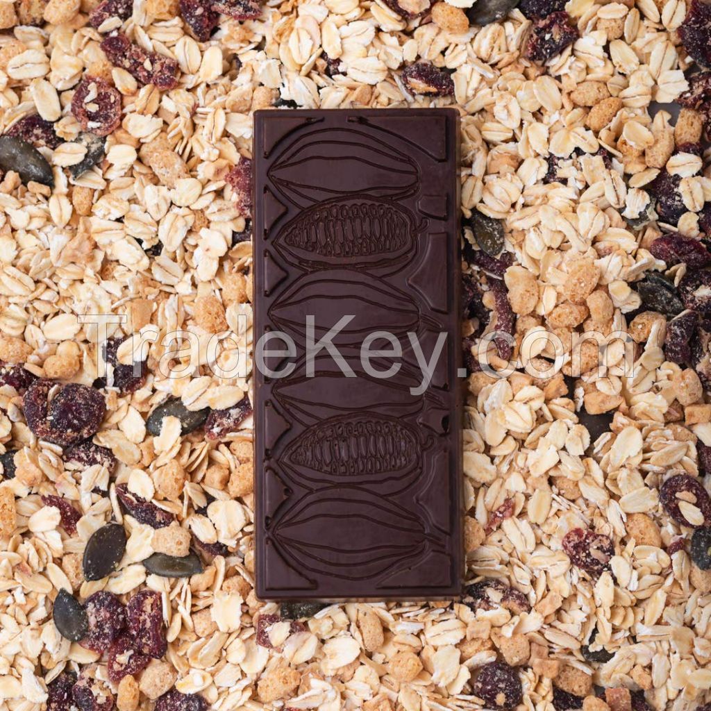 Ambriona Daarzel 65% Intense Dark Chocolate Vegan with Granola Health Bar