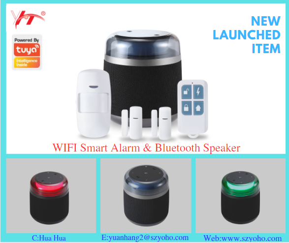 Bluetooth speaker but also a wifi alarm system