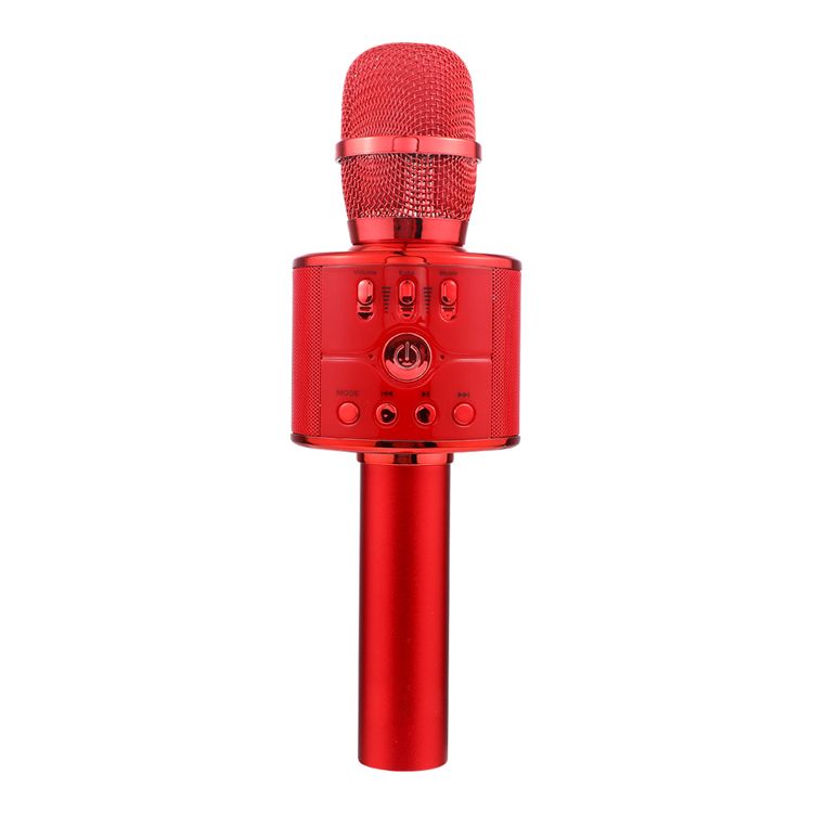 Bluetooth Karaoke Microphone Speaker TF USB Aux FM Record Function Speaker