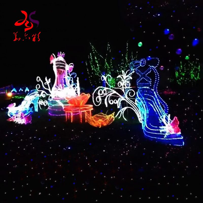 waterproof 3d led motif lights for Christmas decorations 