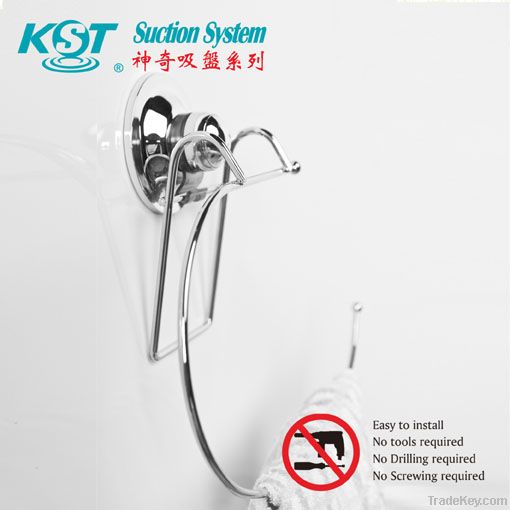 KST Suction Towel Ring or Paper Roll Holder