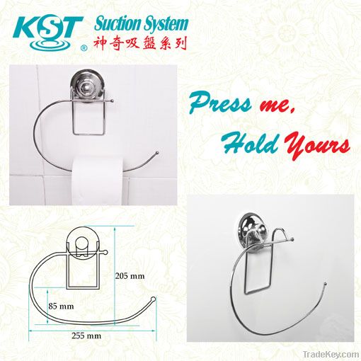 KST Suction Towel Ring or Paper Roll Holder