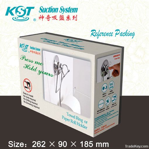 KST Suction Towel Ring or Paper Roll Holder