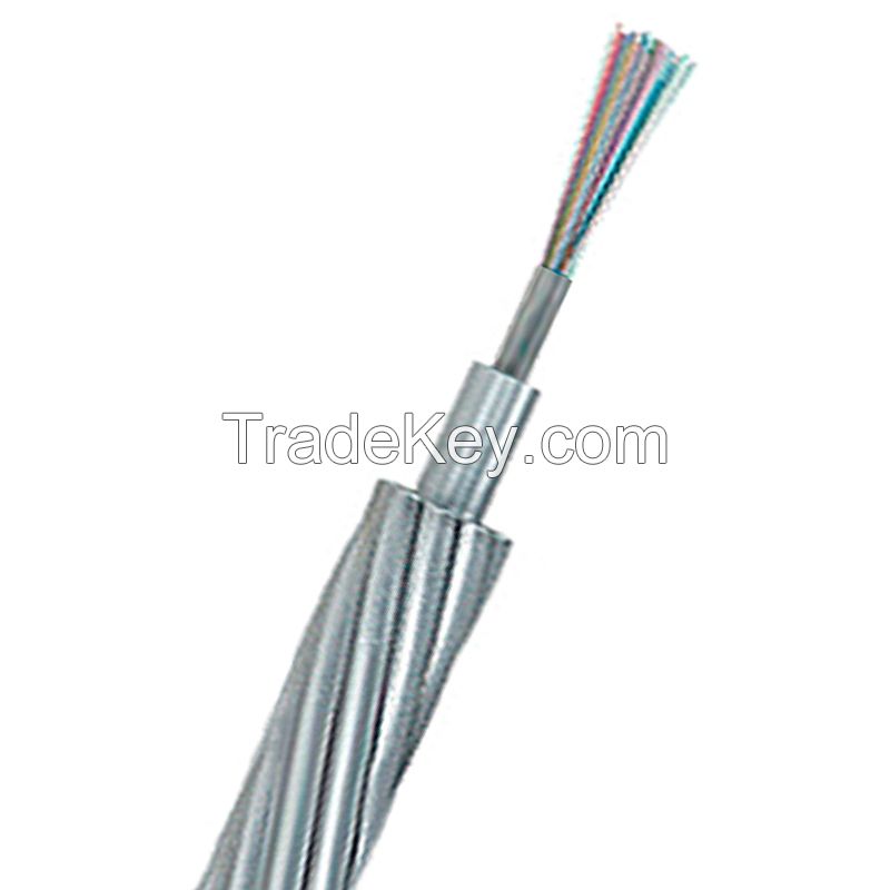 Opgw-12b optical fiber composite overhead ground wire 24 cor