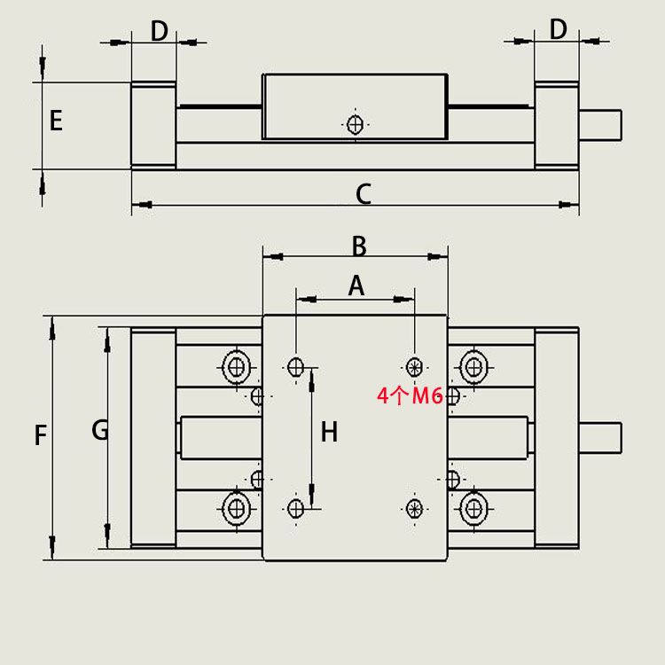 precision dovetail groove cross slide table